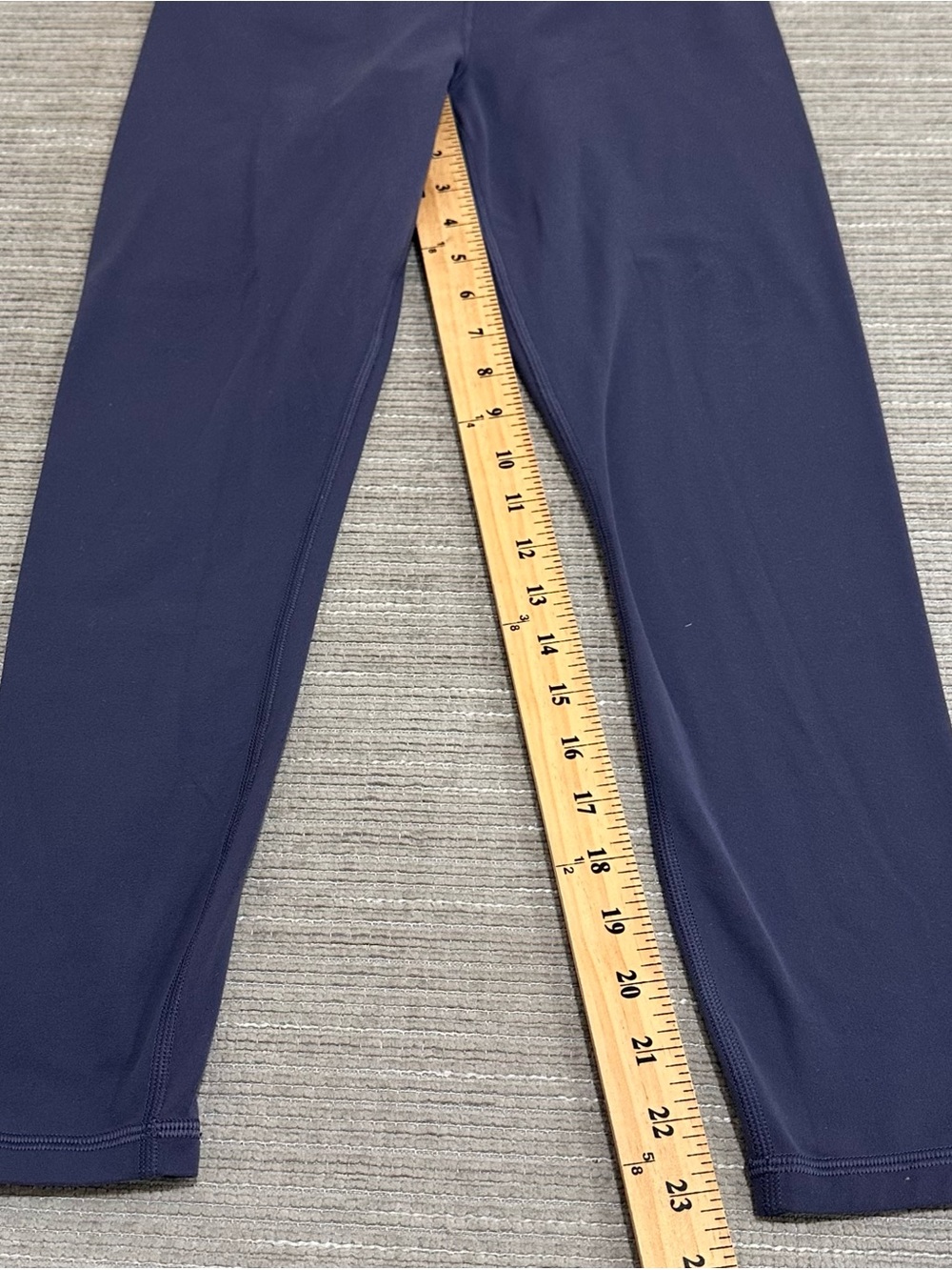Athleta High Rise 7/8 Cropped Leggings Navy Blue Women's Size XS - Picture 5 of 8
